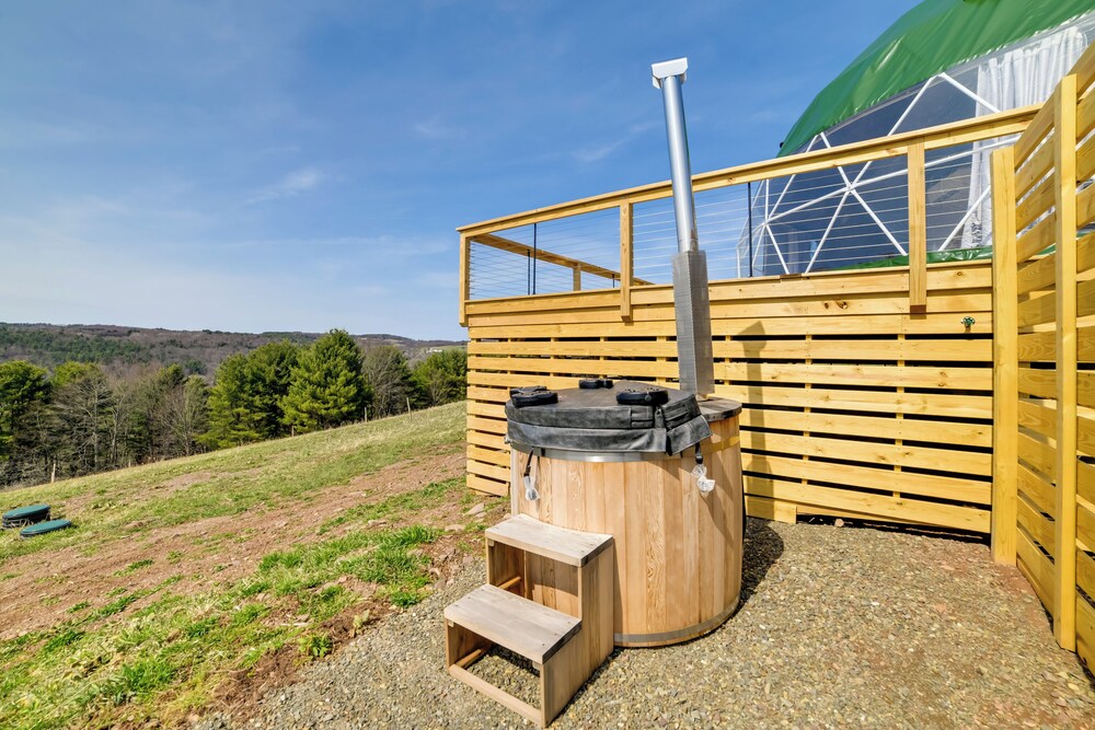 Catskills Glamping at The Deer Dome in Franklin!