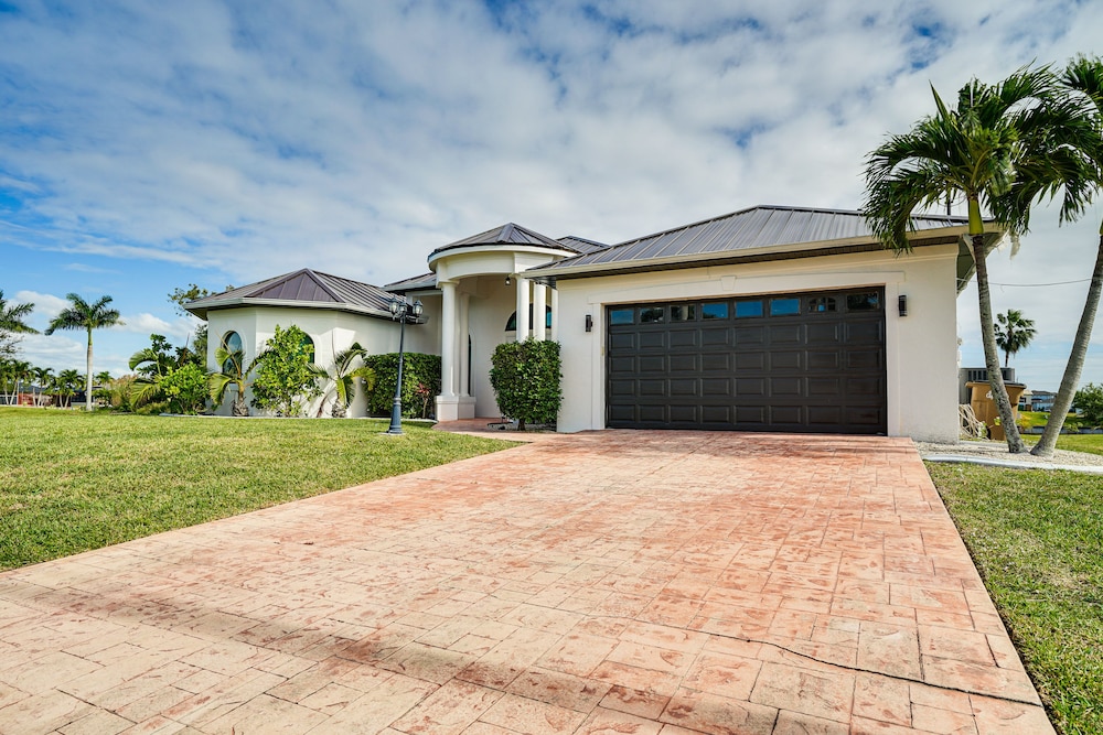 Waterfront Cape Coral Home w/ Pool + Boat Dock!