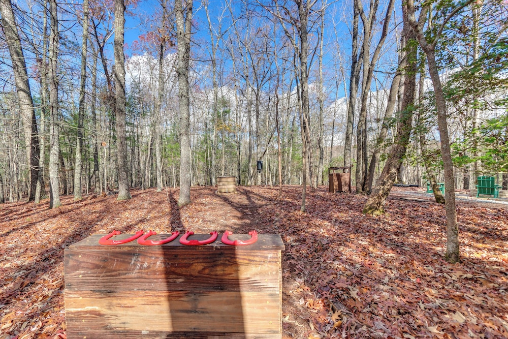 Hot Tub & Games: Ridgetop Cabin in Blue Ridge!
