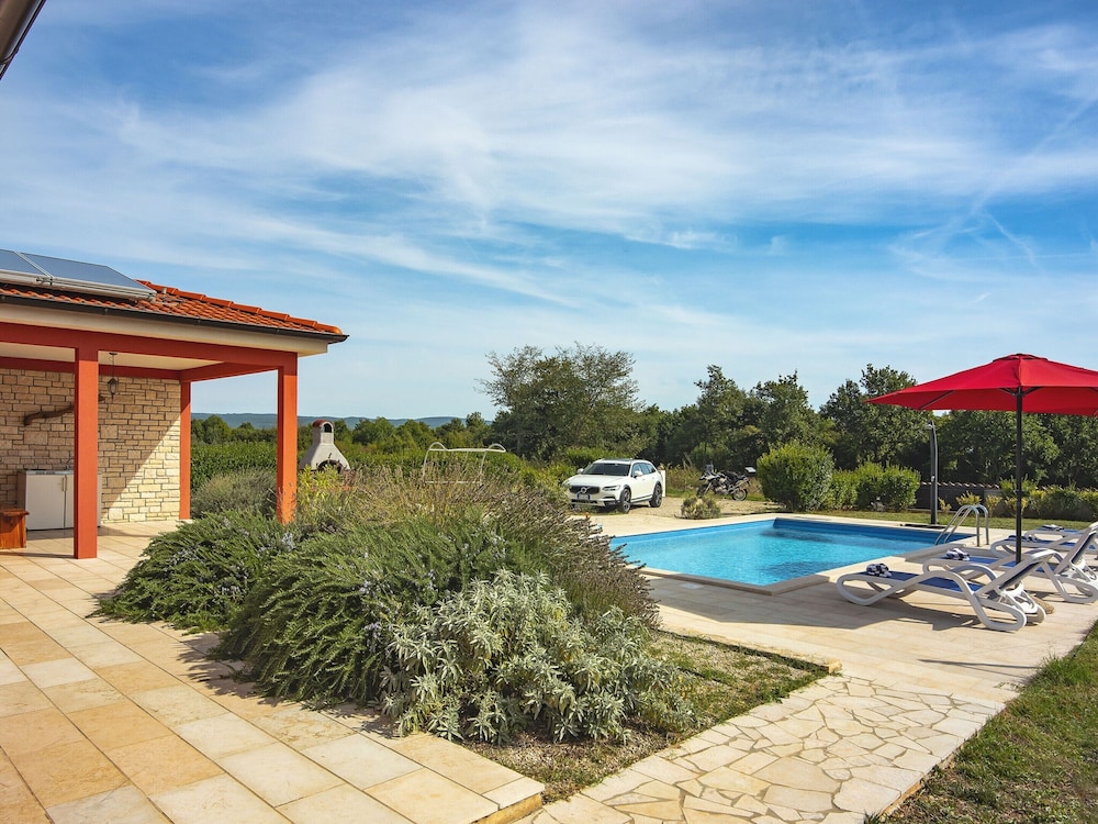 Detached Villa With Pool and Large Garden in Quiet Area Near the Sea view 3