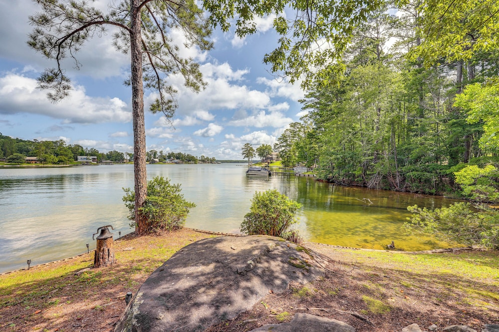 Dock + Stunning Views: Forested Lake Martin Cabin!