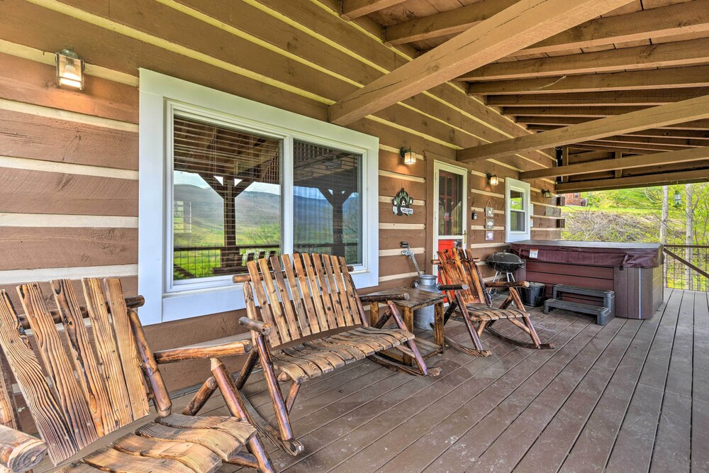 True Log Cabin w/ Game Room, Year-round Views view 4