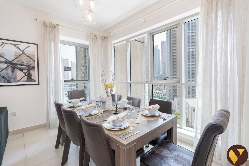 Downtown Balcony With Burj Khalifa View