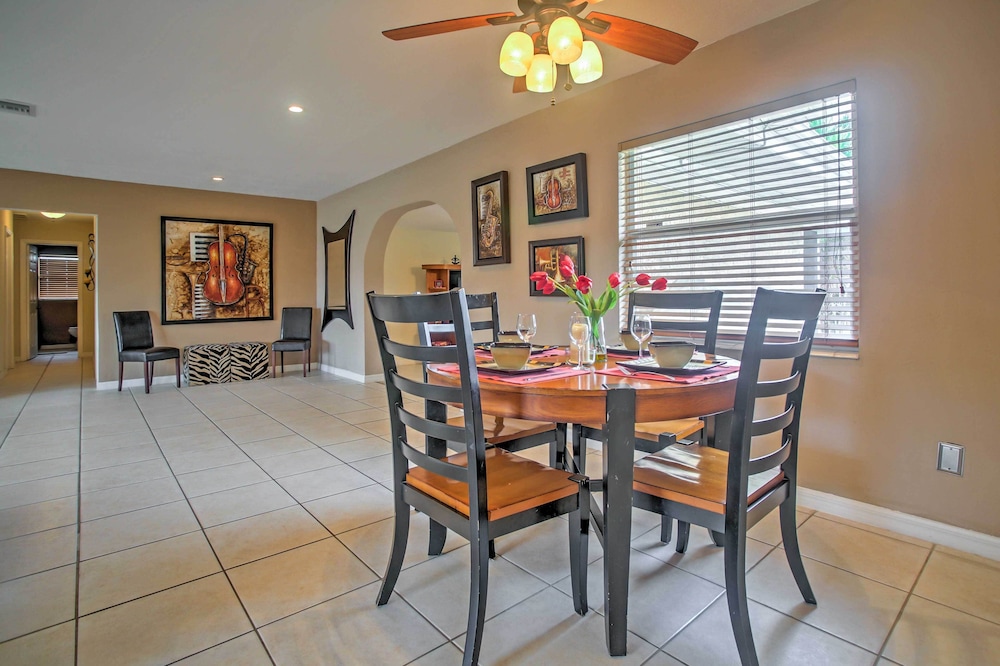 Tropical Cape Coral Home w/ Private Dock on Canal!