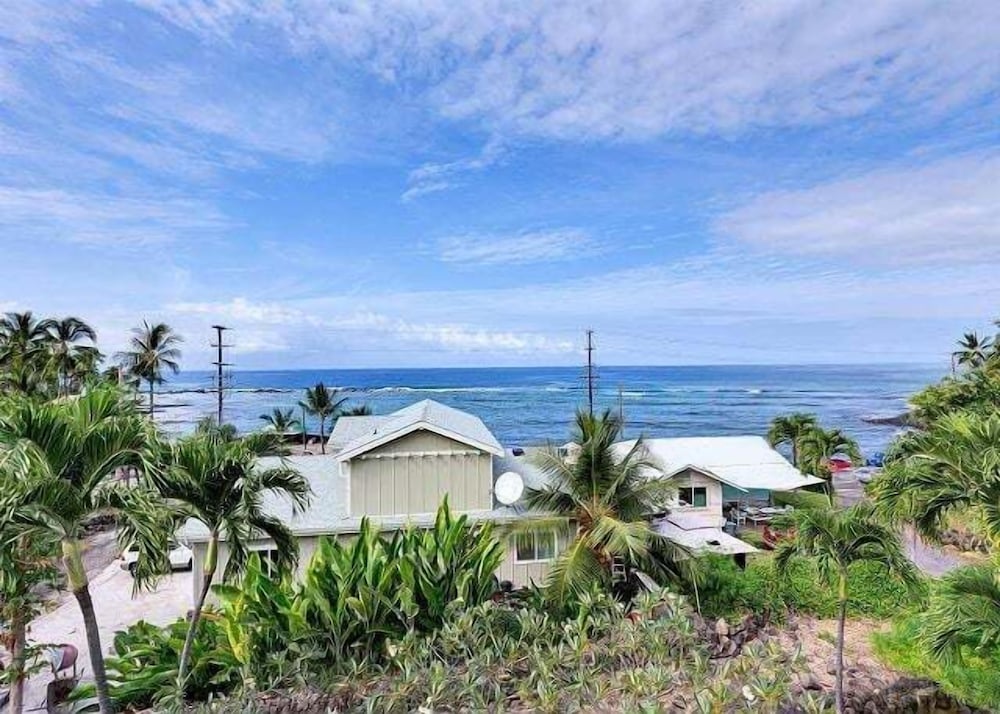 Ocean View - Wifi - Steps to Snorkeling Beach- Vrkcv