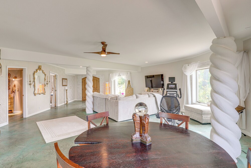 Unique Mountain-view Dome Home in Weaverville