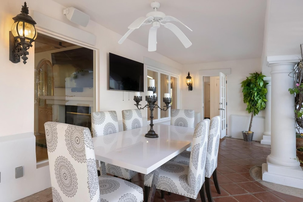Stradella Spanish - Contemporary Mediterranean Estate w/ Resort-style Yard
