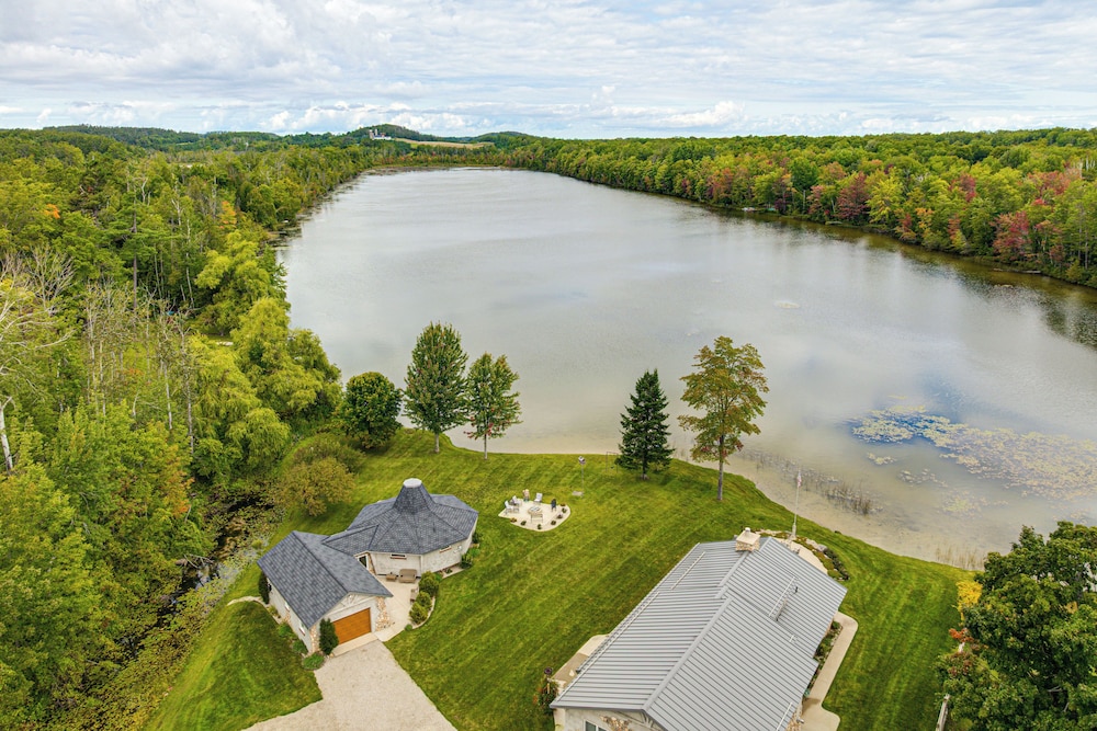 Lakefront Gem w/ Private Dock & Yard in Charlevoix