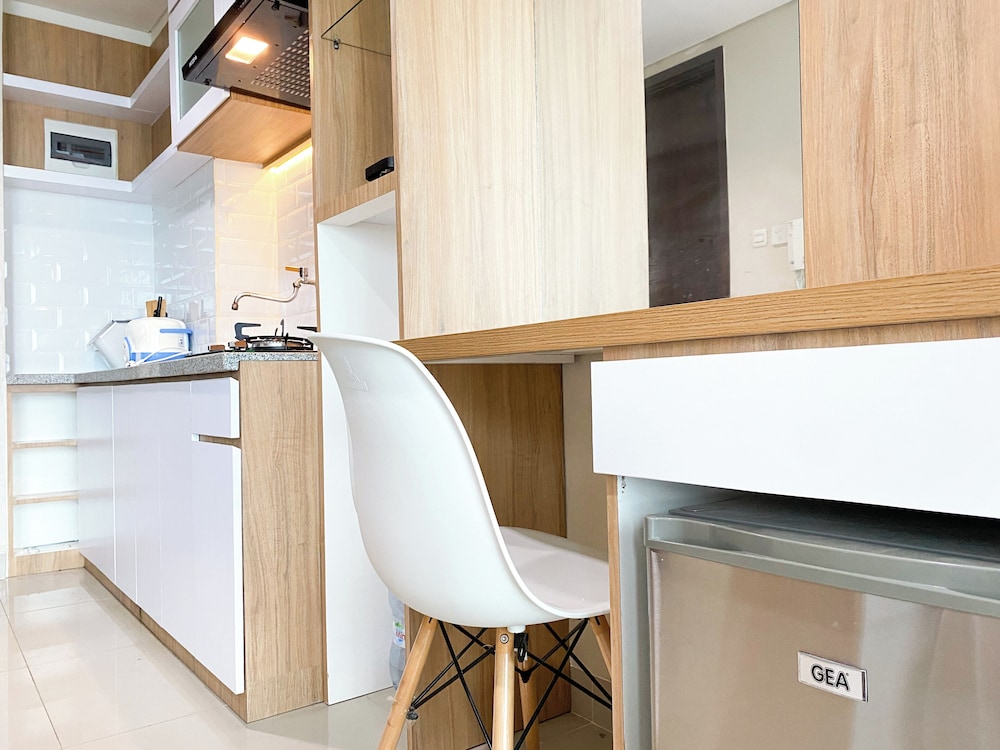 Wooden Style Studio At Lrt City Bekasi Apartment