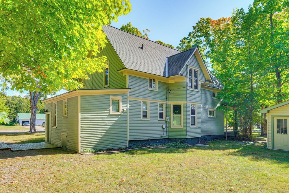 Near Lake: Historic Boyne City Home w/ Fire Pit!
