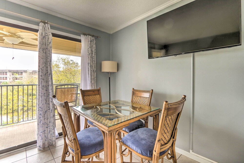 Steps to Beach: Ocean-view Hilton Head Villa! view 3