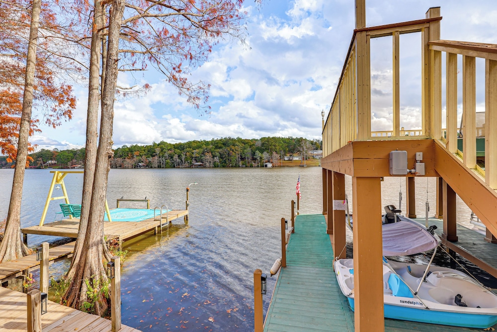 Private Dock + Fire Pit: Gantt Lake Getaway!
