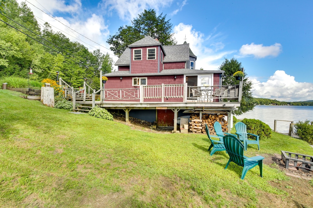 Maine Lake House w/ Private Dock & Kayaks! view 3