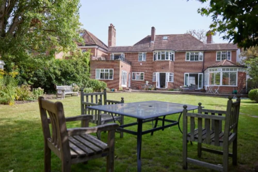 outdoor bbq area