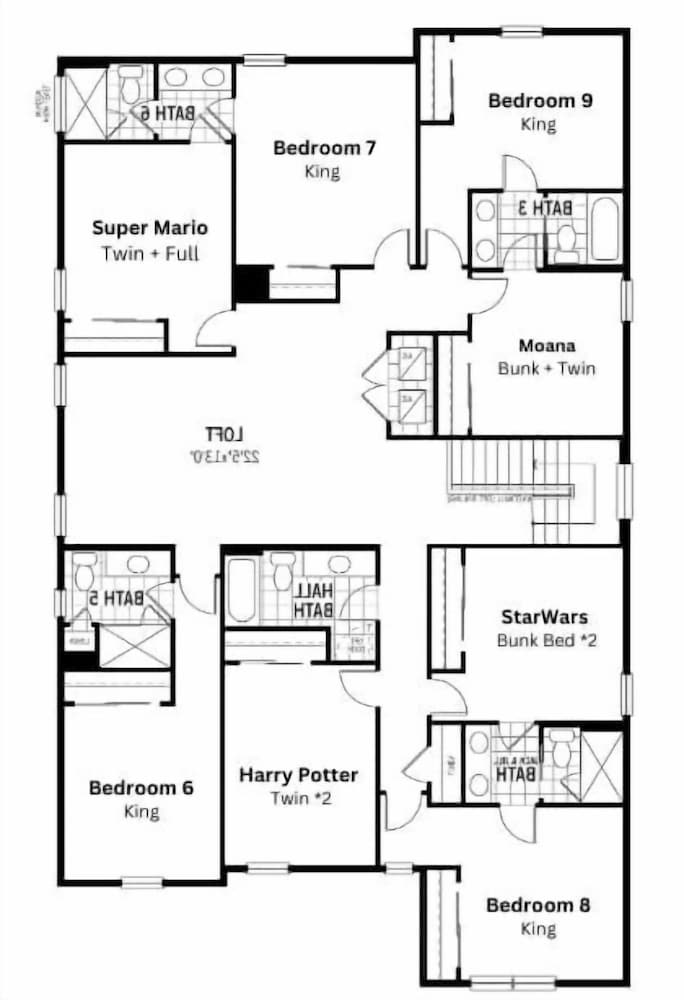 Luxe 9-bedroom Escape With Private Pool & Game Loft Solara Resort Near Disney