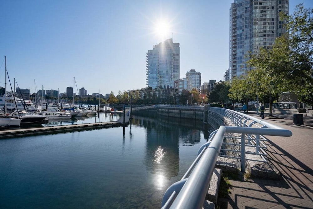 View of Water Pool Hot Tub Gym Steam Rm 2 Bdrm 2 Bath 24 Concierge Steps to Seawall