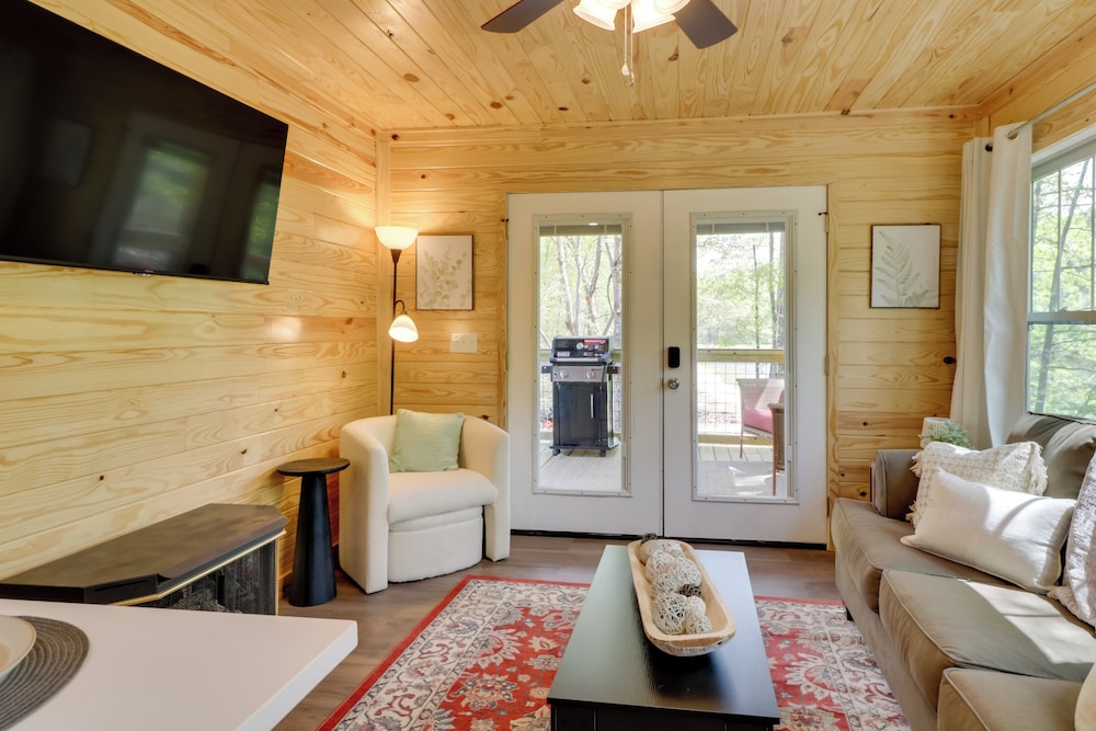 Fish & Hike: Cabin Hideaway w/ Deck in Alabama