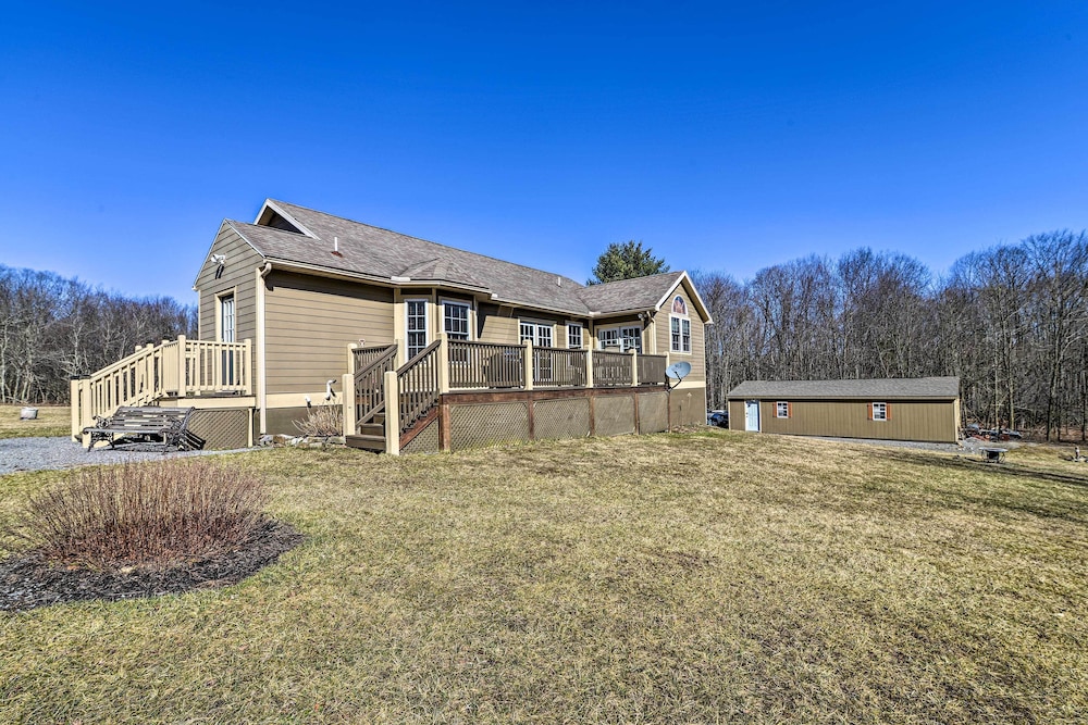 Private Family Home w/ Deck, Porch + Forest Views! view 5
