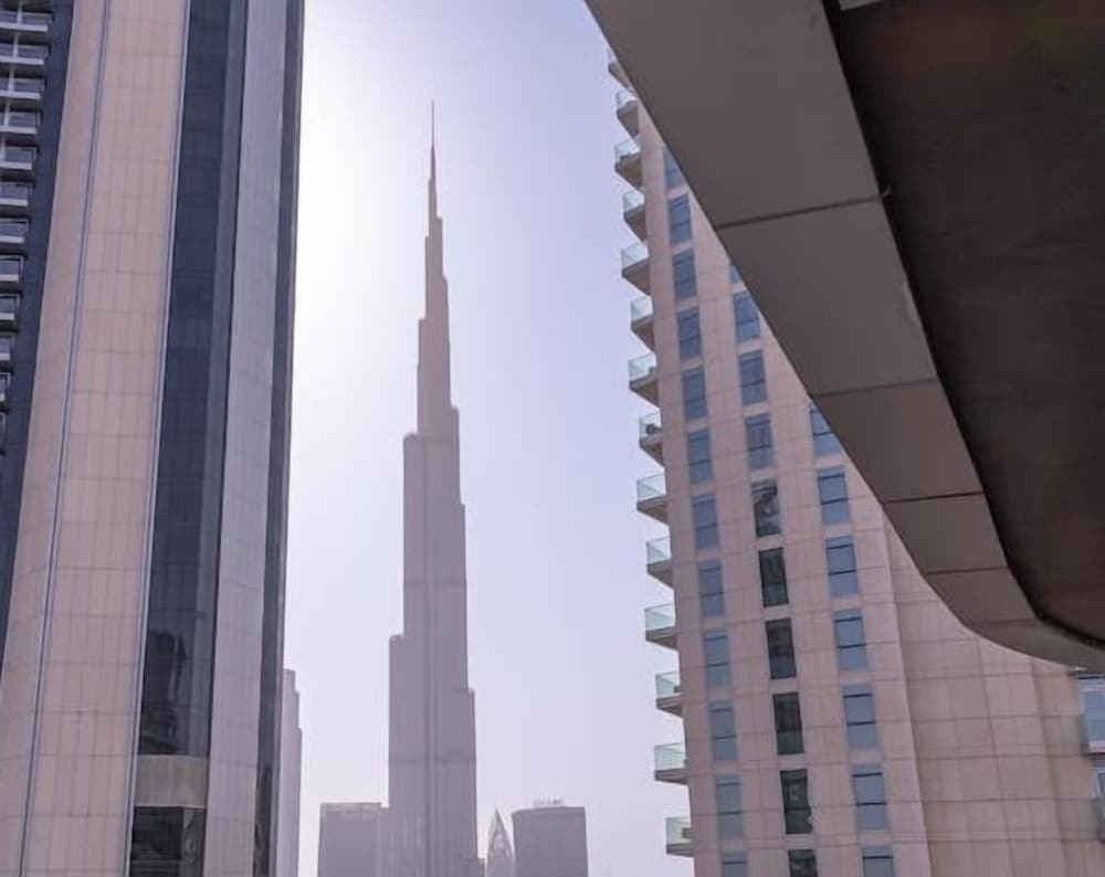 Damac Mall Street near Burj Khalifa