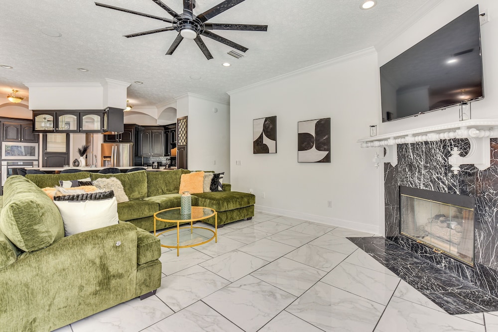 2 Mi to Beach: Luxe PCB Escape w/ Outdoor Space!