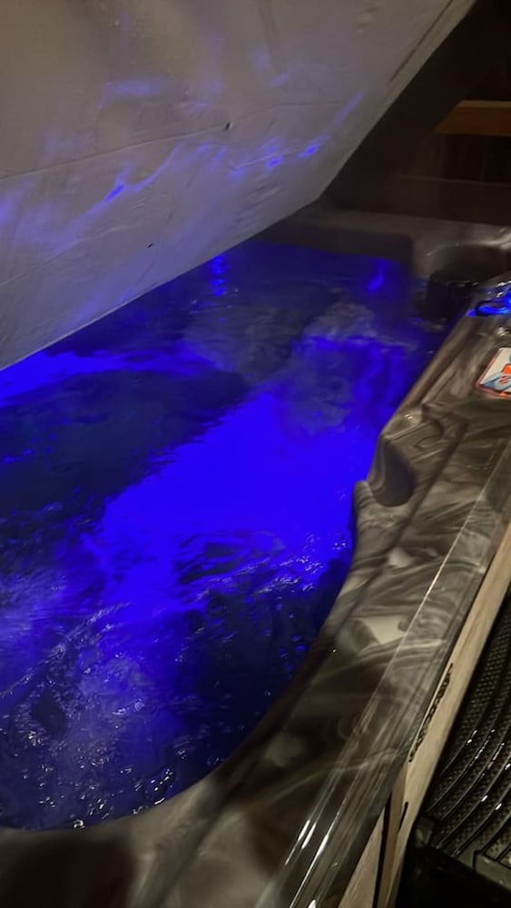 Lofted Pines Hot Tub Foosball Air Hockey