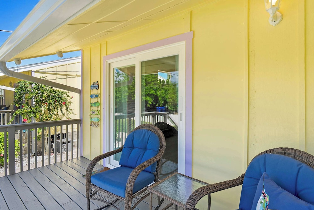 Steps to Beach Patio Fire Pit Tropical Oasis