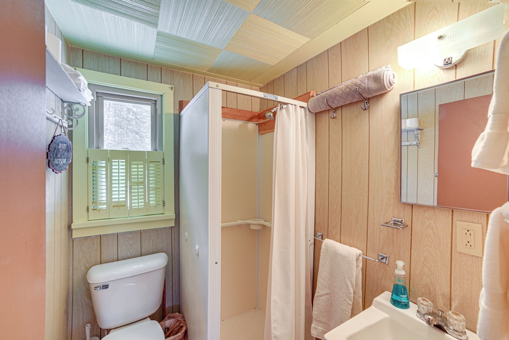 Ice Fish & Snowmobile: Riverfront Manistique Cabin