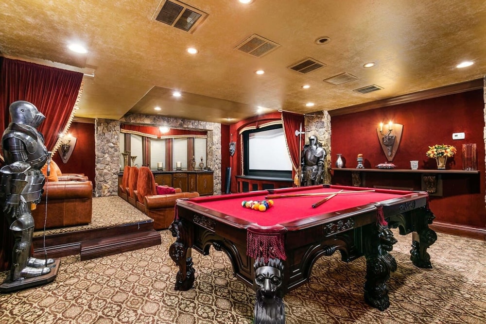 Luxurious 3-story Estate With Gym Pool Slide Private Beach and Lighthouse Views