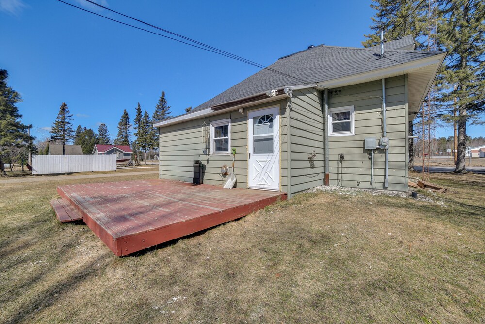 All-season Seney Home w/ Private Yard & Fire Pit! view 4