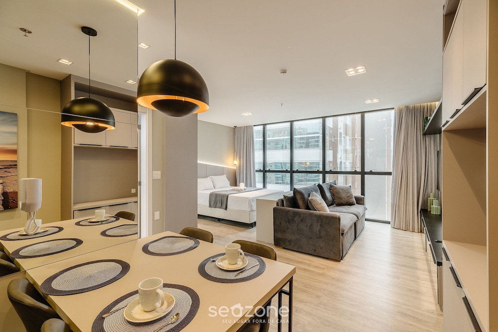 IFT - Ed. Infinity Tower Flat 350m From Meia Praia