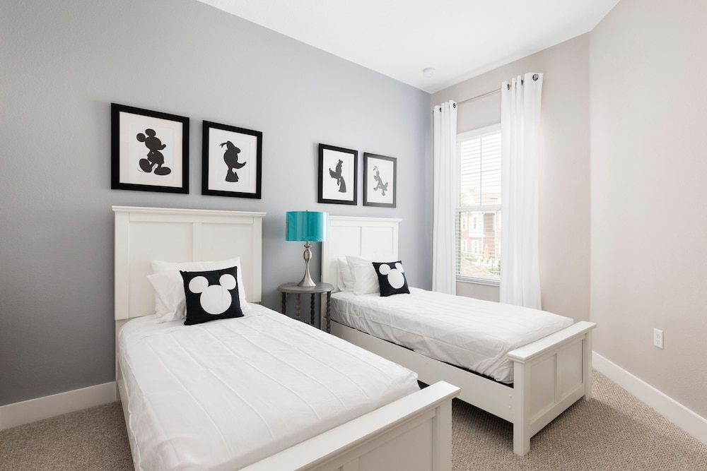 4 BR 4 BA Full Kitchen A C 5min Disneyworld, Billede 19