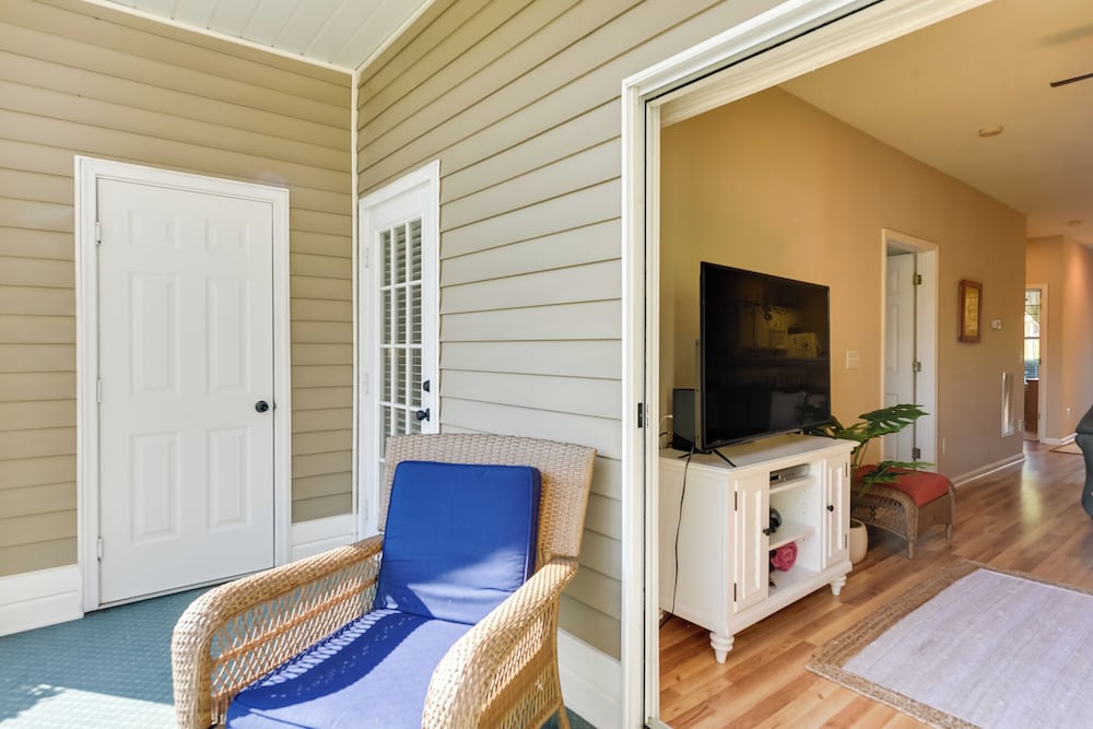 Pond Views & Community Perks: Sunset Beach Condo!