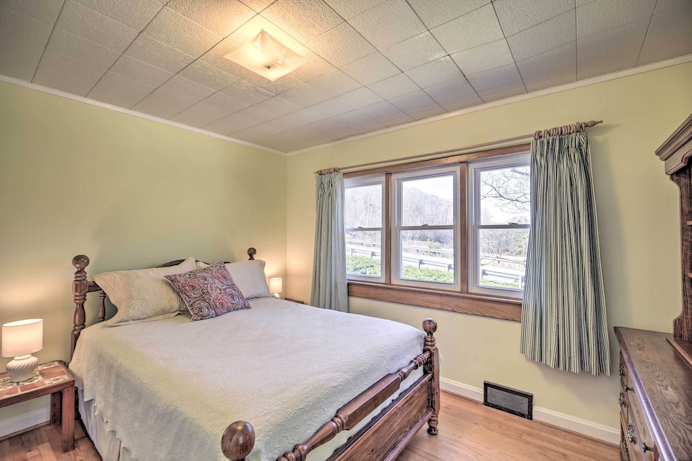 Quaint Creekside Home w/ Spacious Deck & Yard view 5