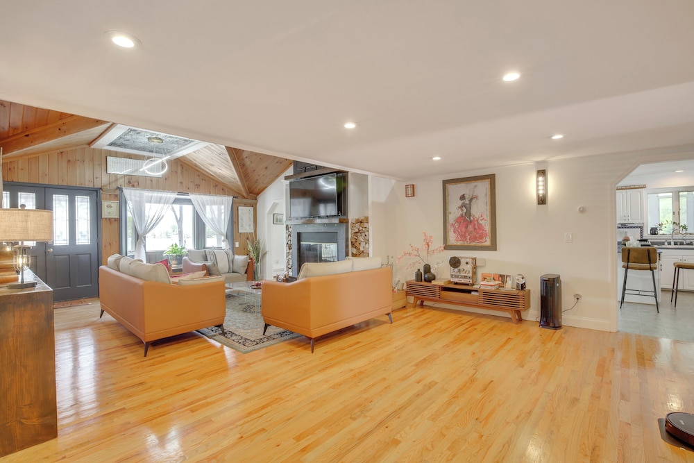 Lake Carmel Access: Waterfront Home w/ Deck!