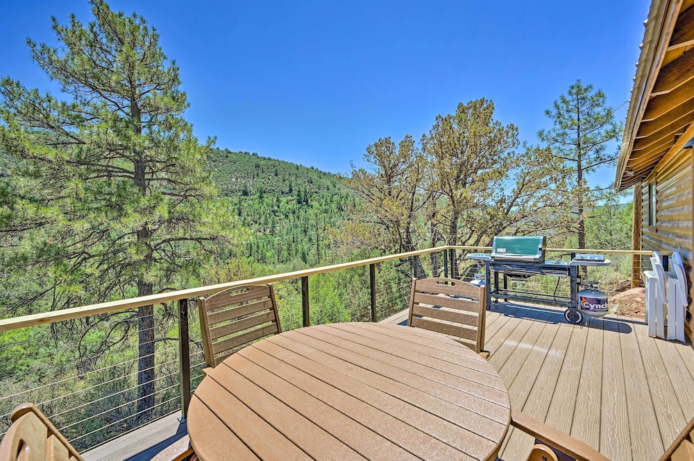 Payson Vacations - Secluded Payson Cabin w/ Deck  Mogollon Rim Views - Property Image 1