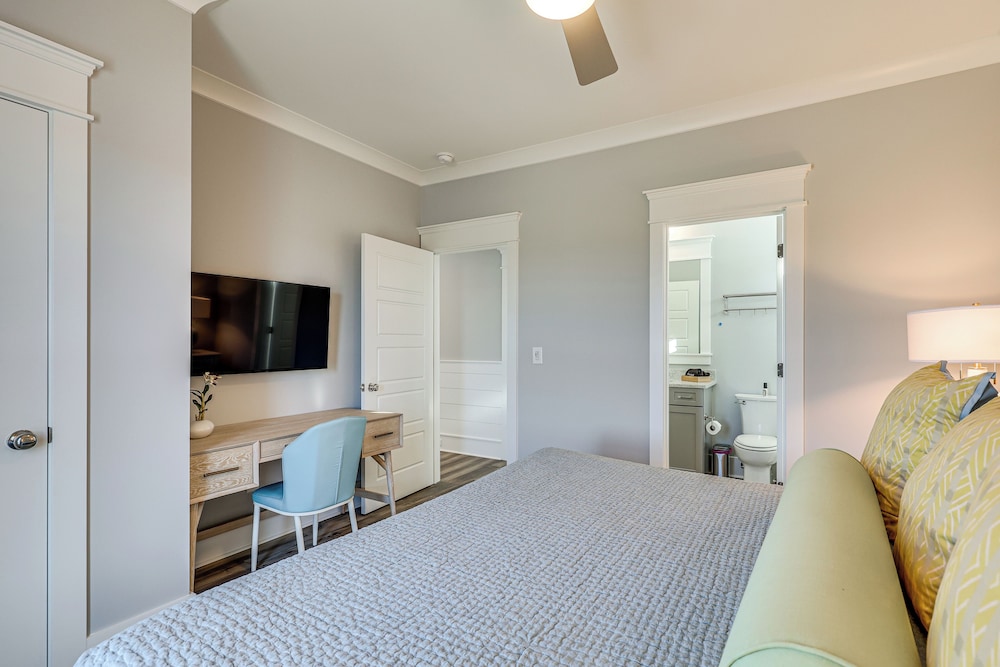 Walk to Beach: Coastal Oak Island Gem w/ Elevator!