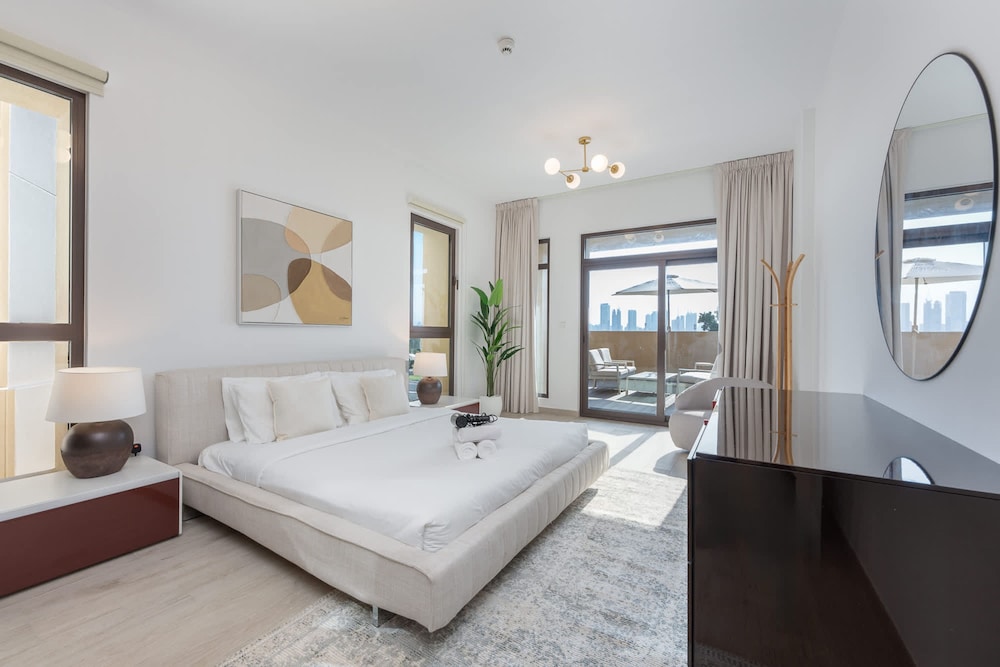 Bright Airy 1BR in Asayel 2 - Fits 4 Comfortably