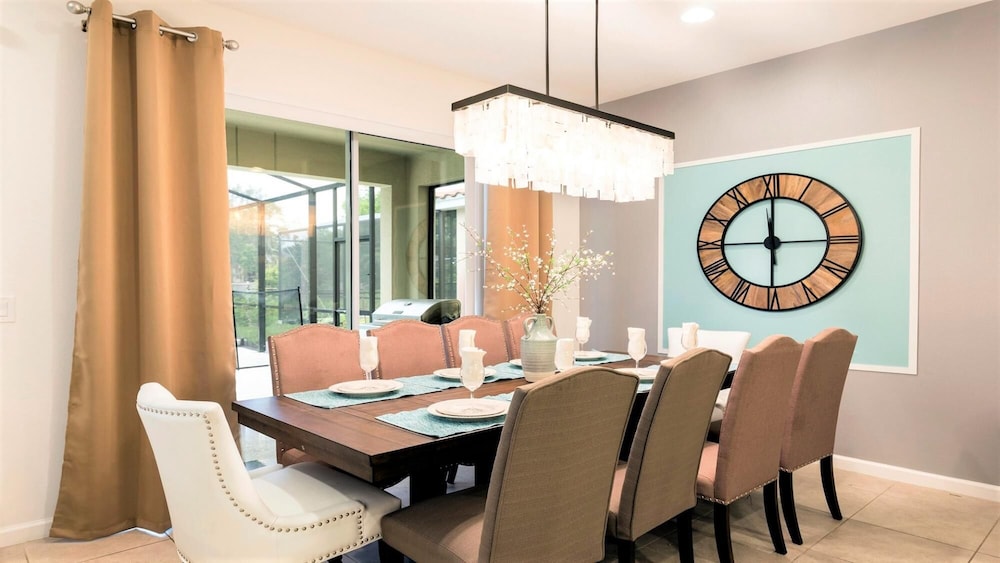 Modern 8BR Villa w Pool SPA Close to Disney view 4