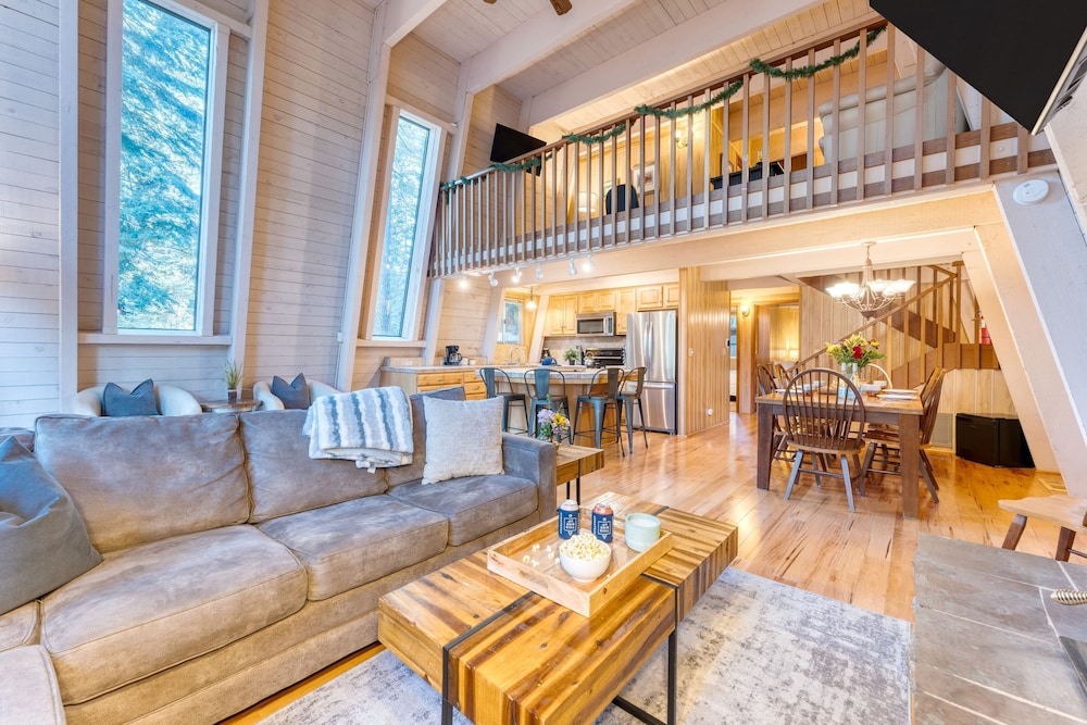 Lundy Bearden Serene Tahoe Retreat With Deck Fireplace and Forest Views