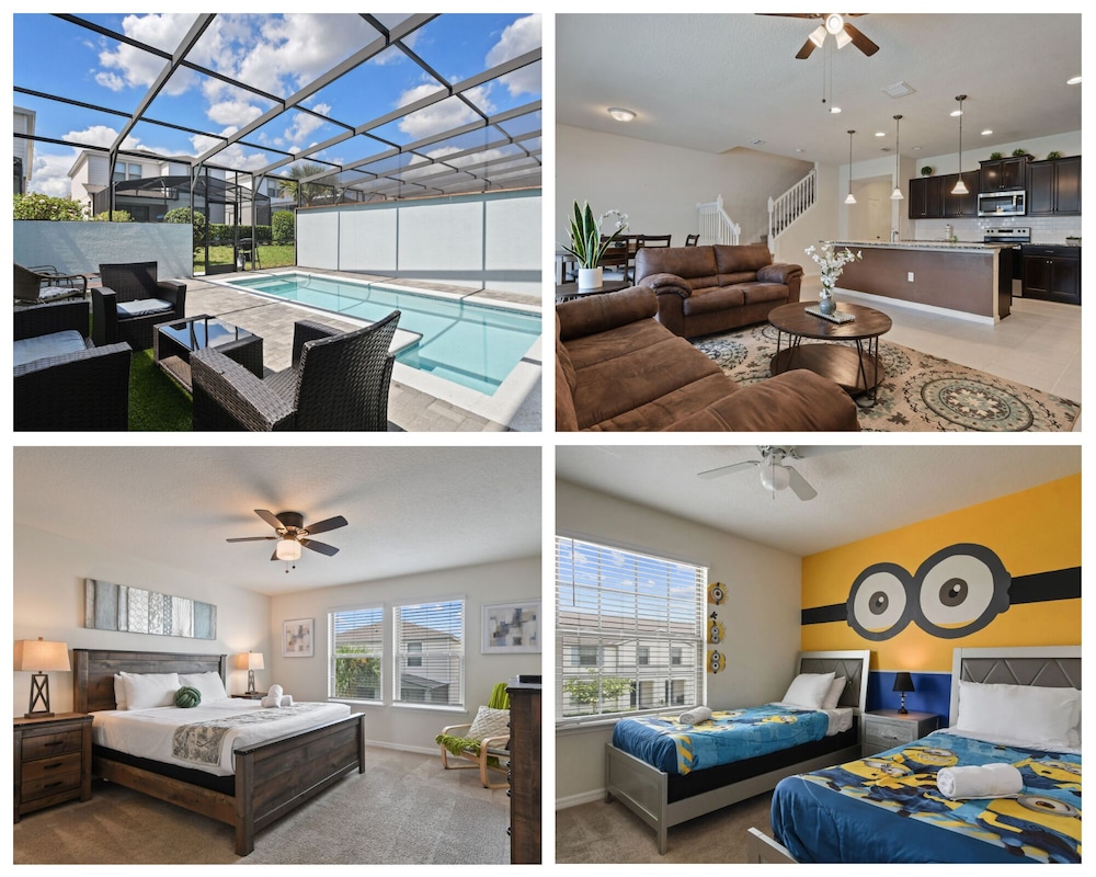 5-br Townhouse With Pool, Games, Disney