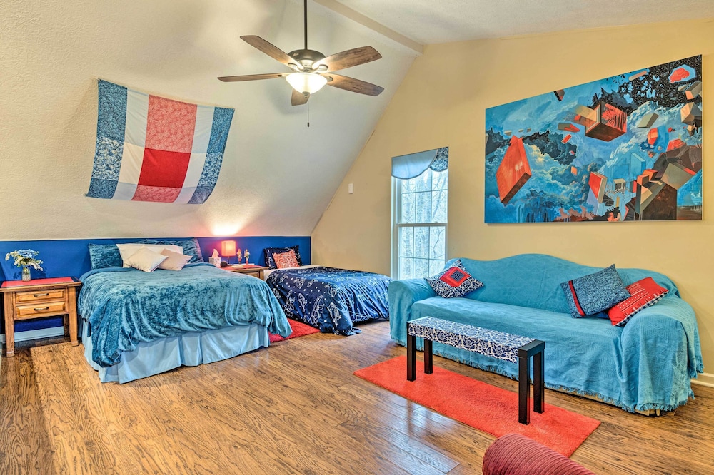 Bloomington Vacations - Serene Bloomington Home: Deck  Forest Views - Property Image 2