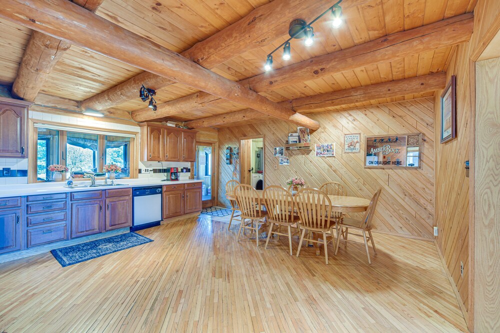 Secluded Log Cabin < 1 Mi to Munger State Trail! view 5