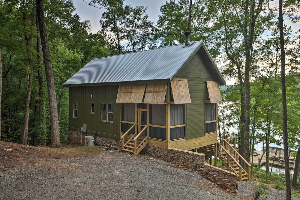 Rustic-chic Riverfront Home w/ Dock, Deck & Canoes view 5