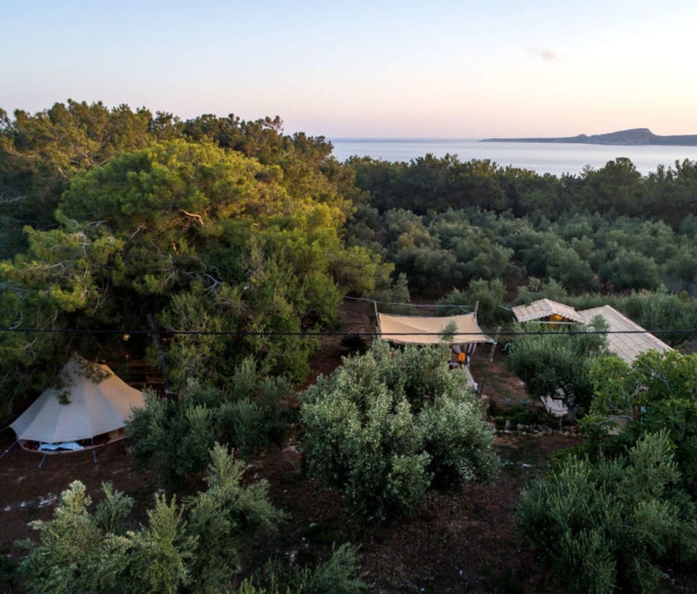 Private Eco Tent in Skiaxtro Cocoon Retreat