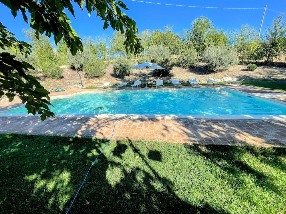Detached Villa With Games Room, Pool, and Panoramic Views in San Damiano