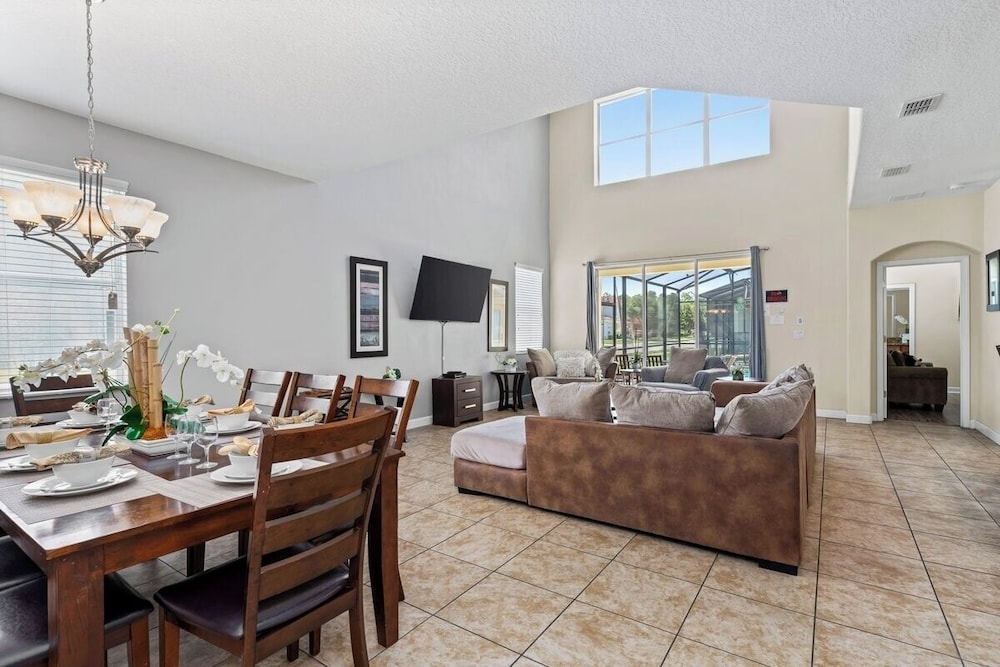 Luxury 6BR Home w/ Theater + Pool Near Disney