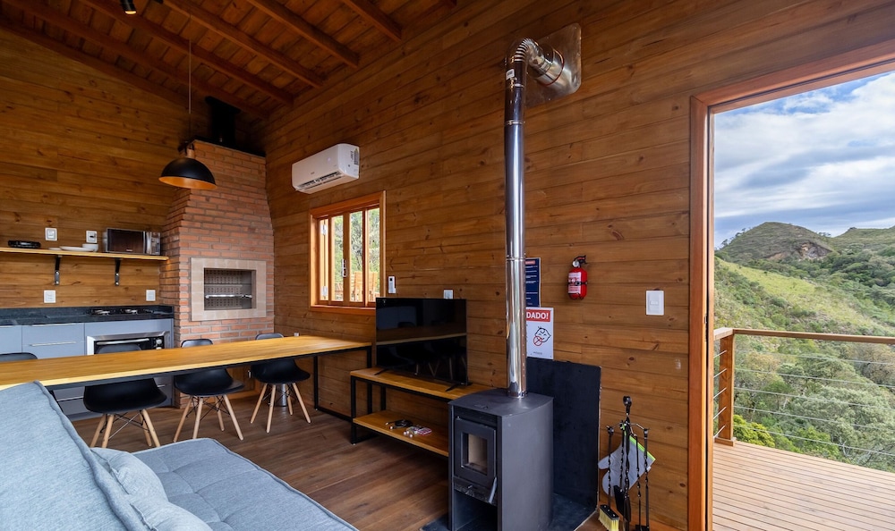 Cabana c/ vista e jacuzzi Serra Catarinense VST025