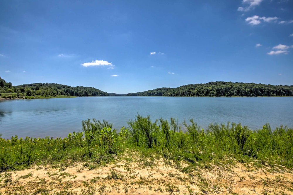 Modern Eckerty Home w/ Deck on Patoka Lake!