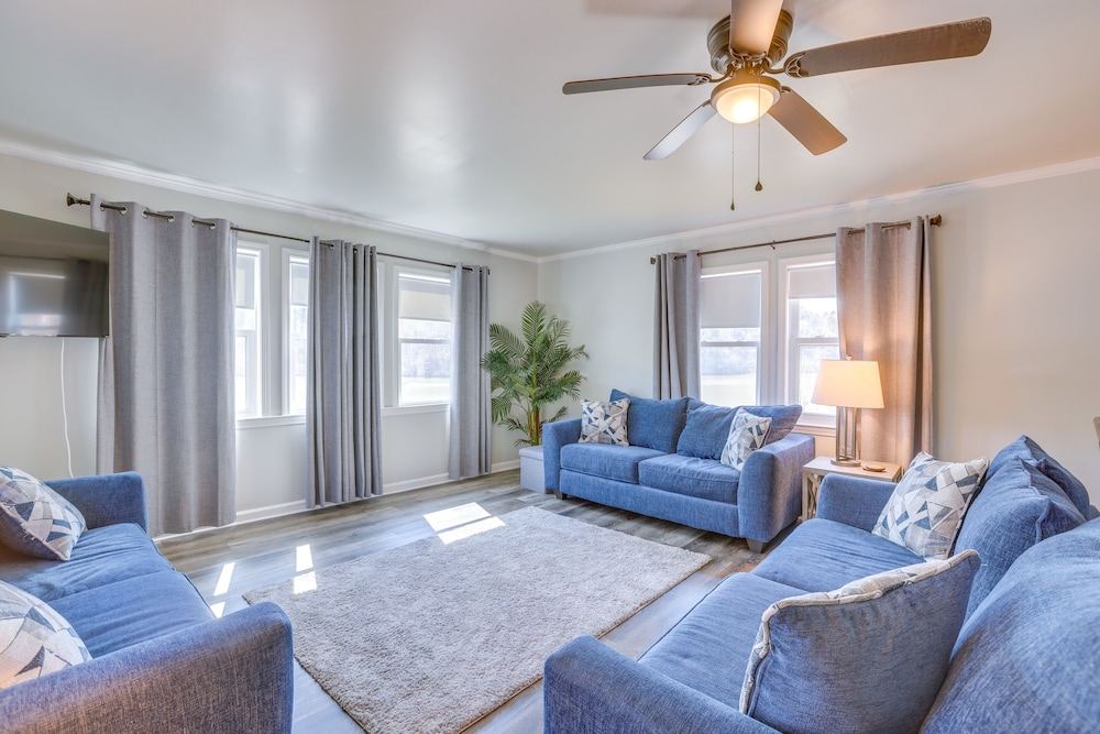 Bright Shelby Cottage w/ Deck Creek Views! - Property Image 1