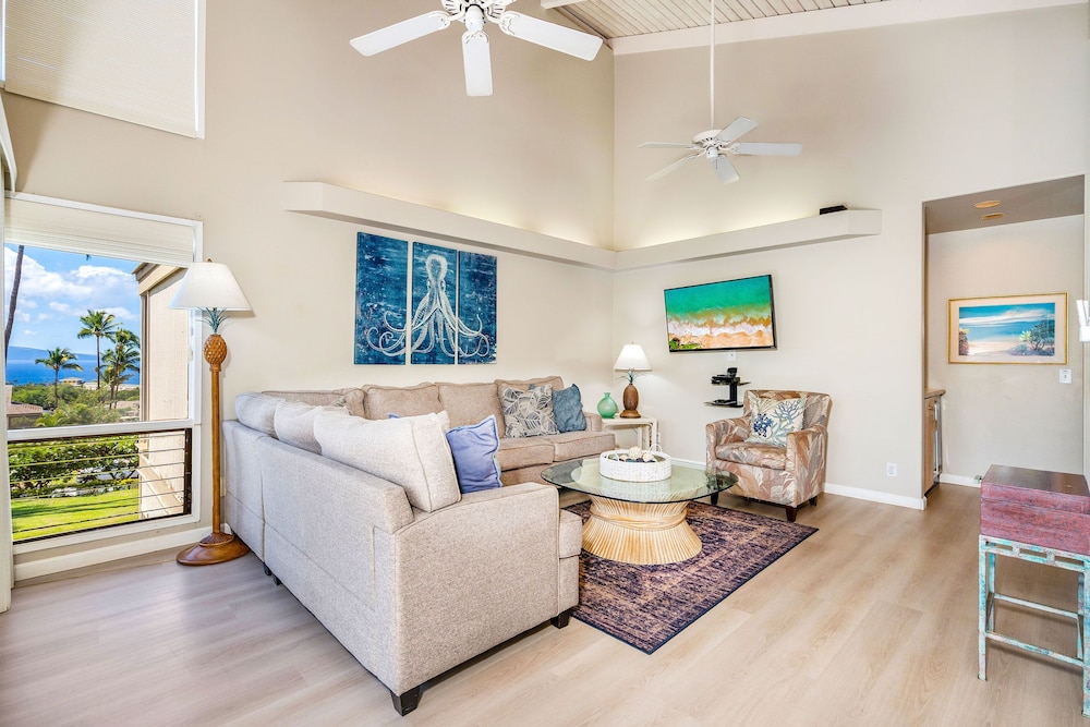 Wailea Ekolu 510 - Ocean Views, Private Lanais, Renovated 2-story With Split AC!